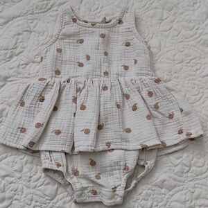 Quincy Mae Oranges One Piece 3-6 Months